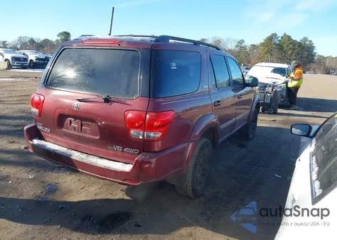 2007 Toyota Sequoia Sr5 V8 z USA, uszkodzony, nr VIN 5TDBT44A97S291129